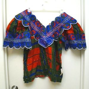 Traditional African Dashiki Tribal Print Top